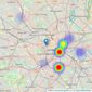 CBRE Residential - London listings heatmap