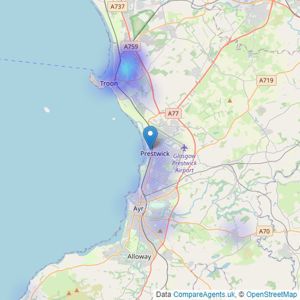 Cecchini Property - Prestwick listings heatmap