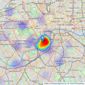 Century 21 London Central - Westminster listings heatmap