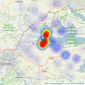 Chamberlain Phillips - Manningtree listings heatmap