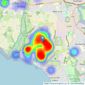 Chambers Sales and Lettings - Stubbington listings heatmap