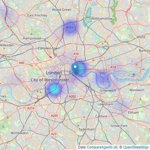 CHAMPS UK Property Asset Management - London listings heatmap