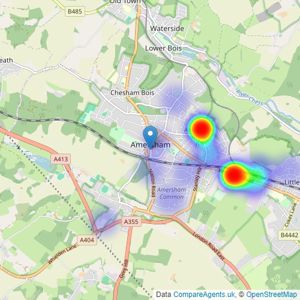 Chancellors - Amersham listings heatmap