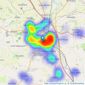 Chancellors - Banbury listings heatmap