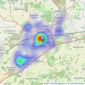 Chancellors - Basingstoke listings heatmap