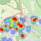 Chancellors - Botley listings heatmap