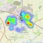 Chancellors - Didcot listings heatmap