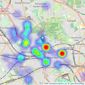 Chancellors - Hampstead listings heatmap