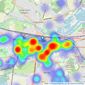 Chancellors - Reading listings heatmap