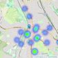 Chancellors - Totteridge listings heatmap