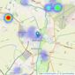 Chancellors - Wallingford listings heatmap