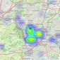 Chappell & Matthews - Whiteladies Road listings heatmap