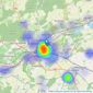 Charles Bainbridge - Canterbury listings heatmap