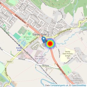 Charles Church Nottingham listings heatmap