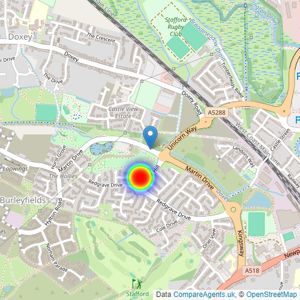 Charles Church listings heatmap