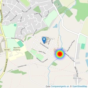 Charles Church listings heatmap