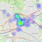 Charles Stratton - Gidea Park listings heatmap