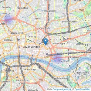 CHARLES WILLIAM PROPERTY INVESTMENT - London listings heatmap