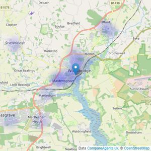 Charles Wright Properties - Suffolk listings heatmap