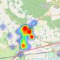 Charlton Grace - Hartley Wintney listings heatmap