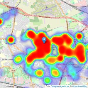 Charrison Davis - Hayes listings heatmap