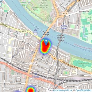 Chartwell Residential - London listings heatmap