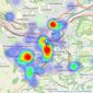 Chase Buchanan - Bath listings heatmap