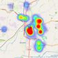 Chase Buchanan - Melksham listings heatmap