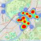 Chase Buchanan - Richmond & Kew listings heatmap