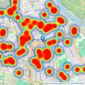 Chase Buchanan - Teddington & Hampton Wick listings heatmap