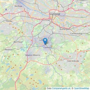 Chattelle Estates - Glasgow listings heatmap