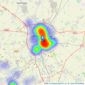 Cheffins Residential - Cambridge listings heatmap