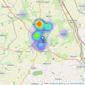 Chelton Brown - Daventry listings heatmap