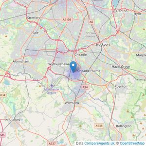 Cherry Picked Properties - Heald Green listings heatmap