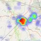 Cheshire Lamont - Nantwich listings heatmap