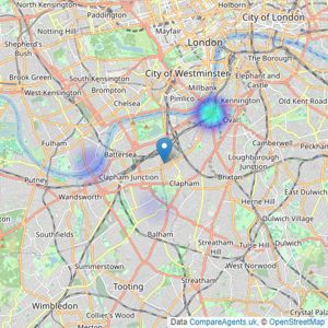 Chesterfield Gordon - London listings heatmap