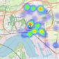 Chesters Estates - Grays listings heatmap