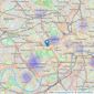 Chestertons - Capital Markets listings heatmap