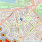 Chestertons Estate Agents - Chelsea listings heatmap