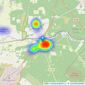 Chilterns - Brandon listings heatmap