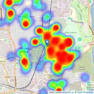 Chinneck Shaw - Chinneck Shaw listings heatmap