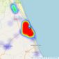 Choice Properties - Mablethorpe listings heatmap