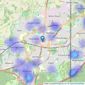 Choices - Crawley listings heatmap