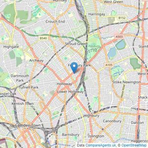 Chris Anthony Estates - London listings heatmap