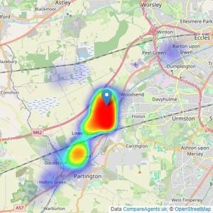 Chris Wilkinson - Irlam listings heatmap