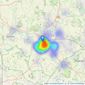 Christian Lewis - Evesham listings heatmap