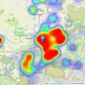 Christopher Batten - Wimborne listings heatmap