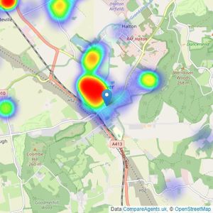 Christopher Pallet - Wendover listings heatmap