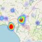 Christophers - Helston listings heatmap