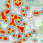 Churchill Estates - South Chingford listings heatmap